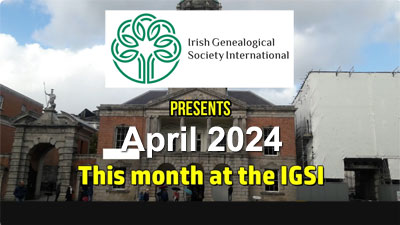 This month at the IGSI - April 2024
