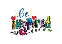 the words "Be Inspired"